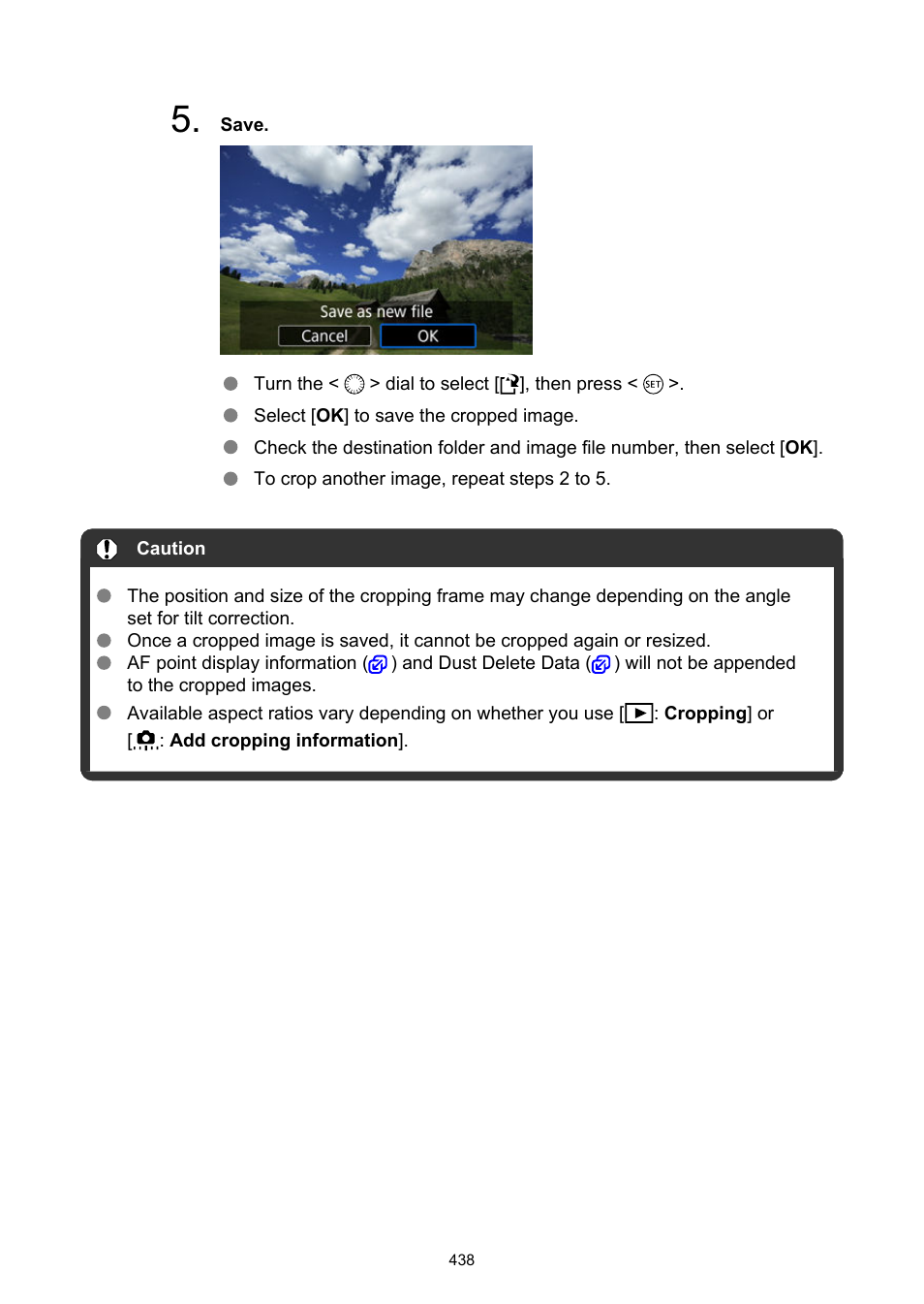 Canon EOS R5 C VR Creator Kit with RF 5.2mm f/2.8 Dual Fisheye Lens User Manual | Page 438 / 787