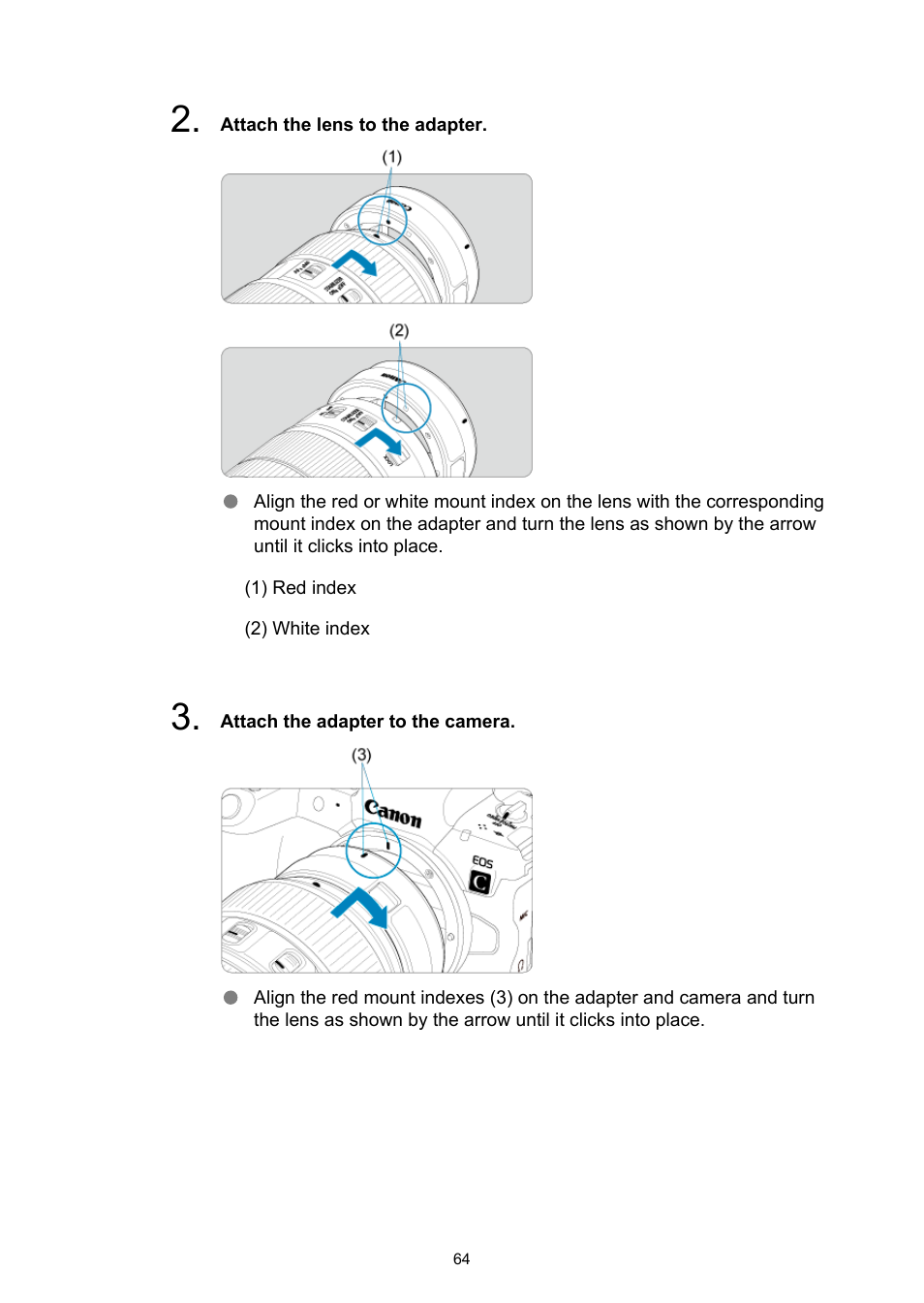 Canon EOS R5 C VR Creator Kit with RF 5.2mm f/2.8 Dual Fisheye Lens User Manual | Page 64 / 787