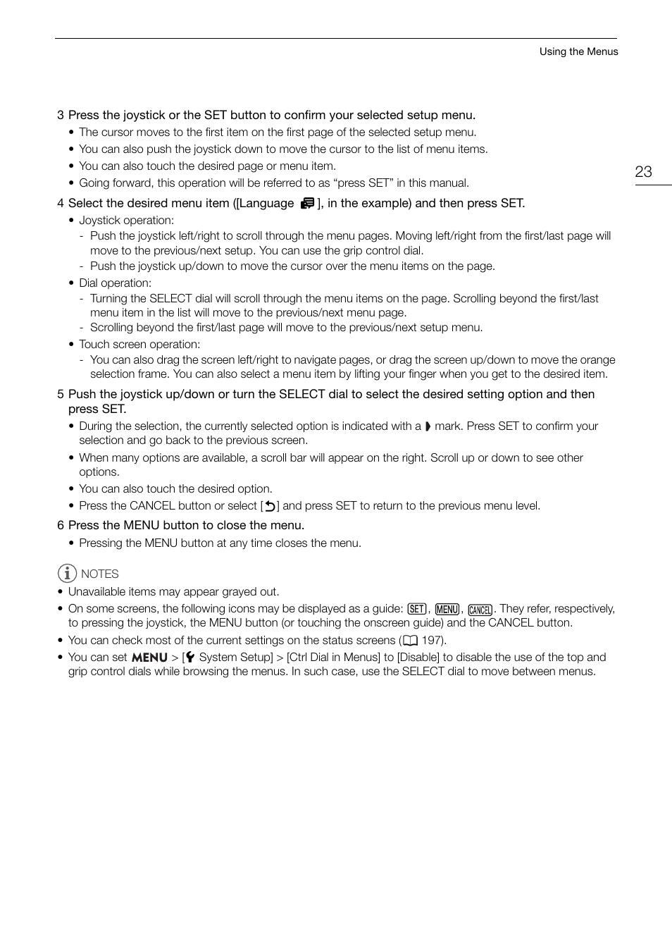 Canon EOS R5 C VR Creator Kit with RF 5.2mm f/2.8 Dual Fisheye Lens User Manual | Page 23 / 248