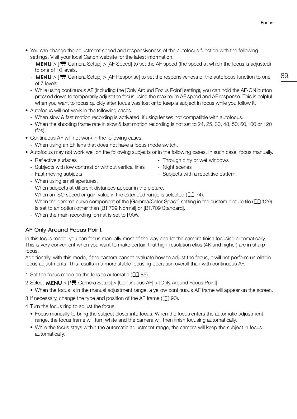 Canon EOS R5 C VR Creator Kit with RF 5.2mm f/2.8 Dual Fisheye Lens User Manual | Page 89 / 248