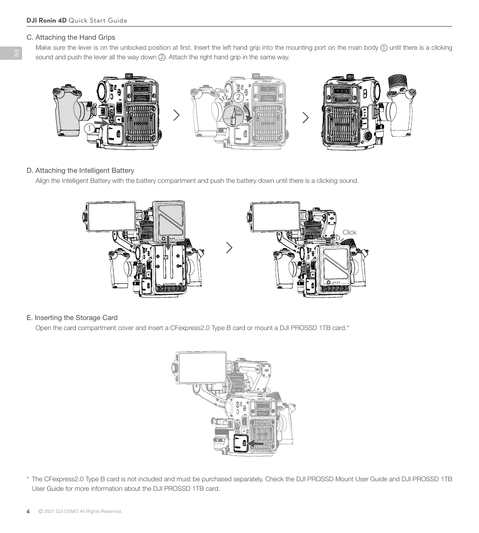 DJI Ronin 4D 4-Axis Cinema Camera 8K Combo Kit User Manual | Page 5 / 10