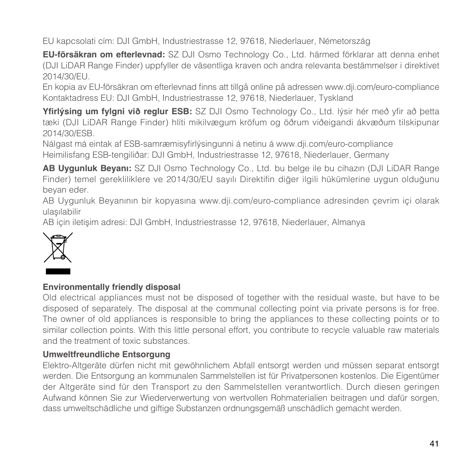 DJI Ronin 4D 4-Axis Cinema Camera 8K Combo Kit User Manual | Page 43 / 48