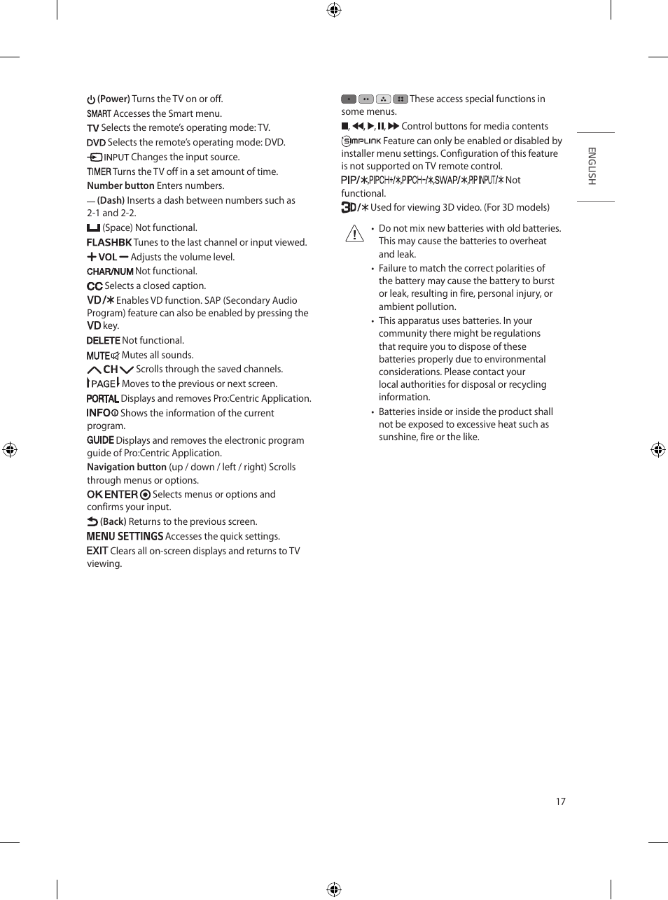 LG UN570H Series 55" UHD 4K HDR Commercial Hospitality TV User Manual | Page 29 / 56