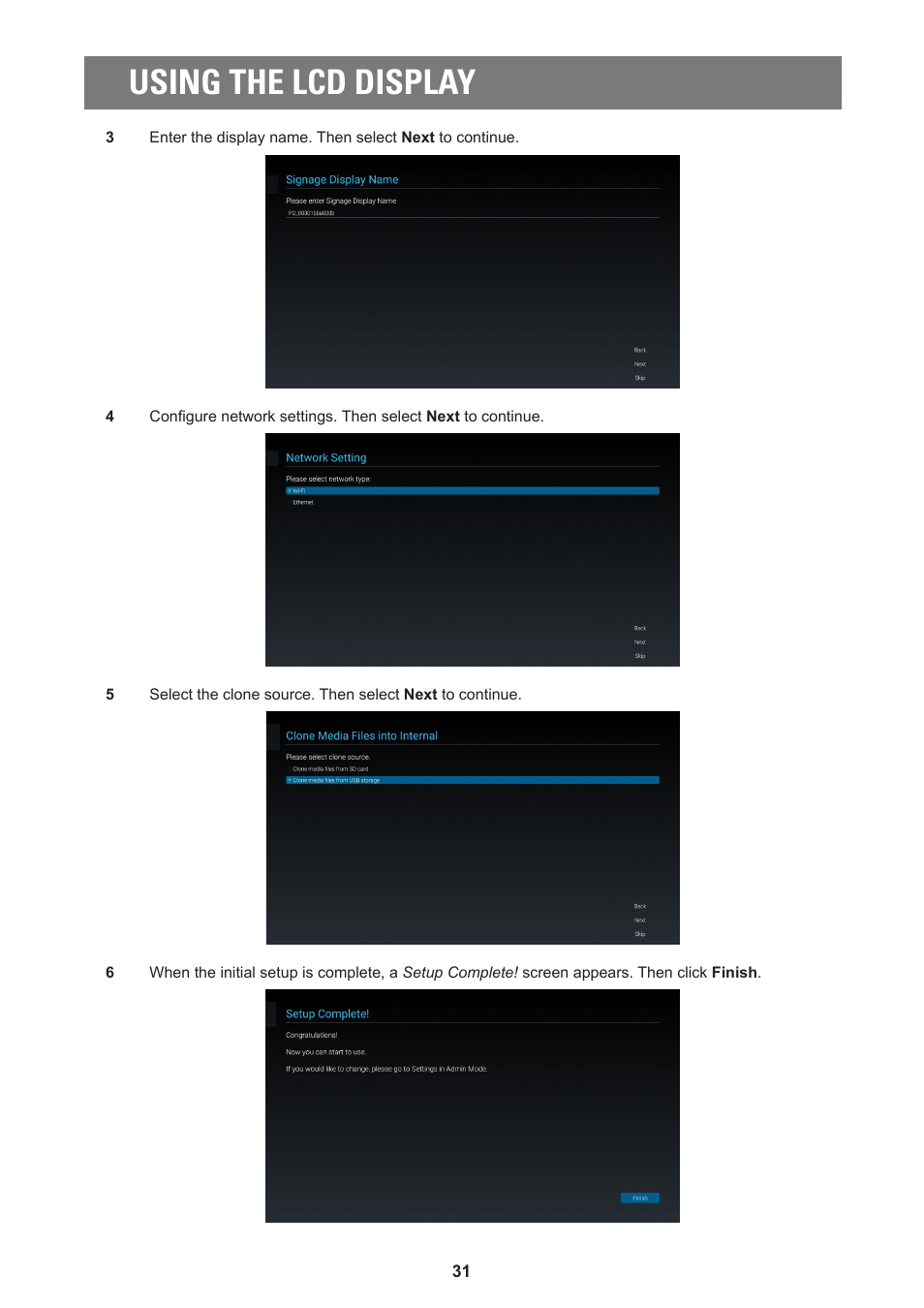 Using the lcd display | AG Neovo PD-55Q 55" 4K Commercial Display User Manual | Page 36 / 91