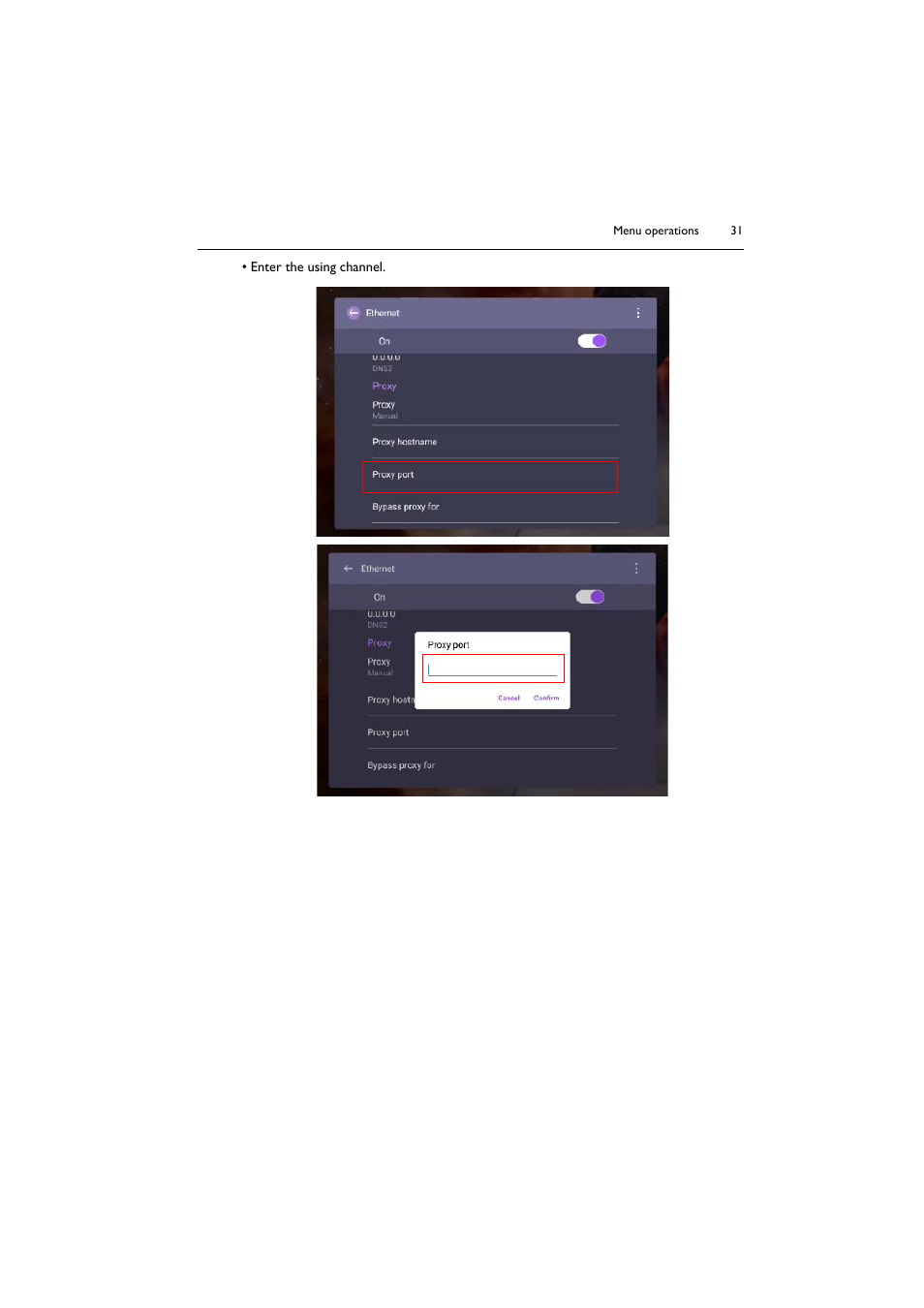 BenQ ST8602S 86" 4K SmSignage Display User Manual | Page 31 / 61