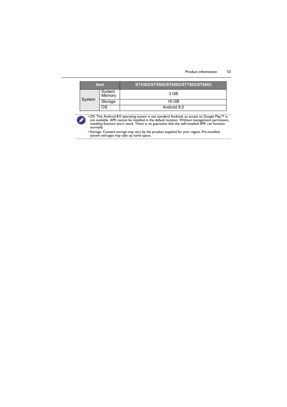 BenQ ST8602S 86" 4K SmSignage Display User Manual | Page 53 / 61