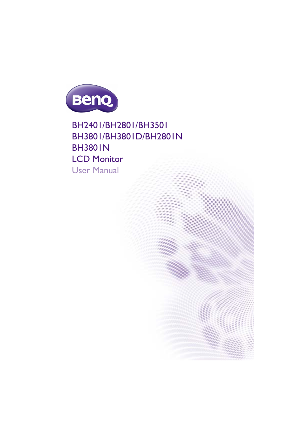 BenQ BH2801 28" Bar-Type Stretched Commercial Display User Manual | 58 pages