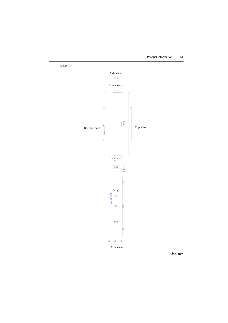 BenQ BH2801 28" Bar-Type Stretched Commercial Display User Manual | Page 51 / 58