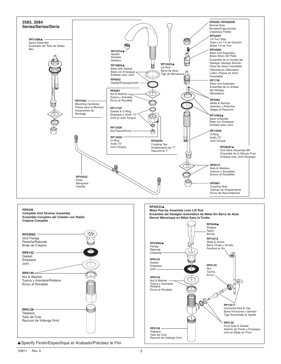 Delta 3584 Series User Manual | Page 3 / 8