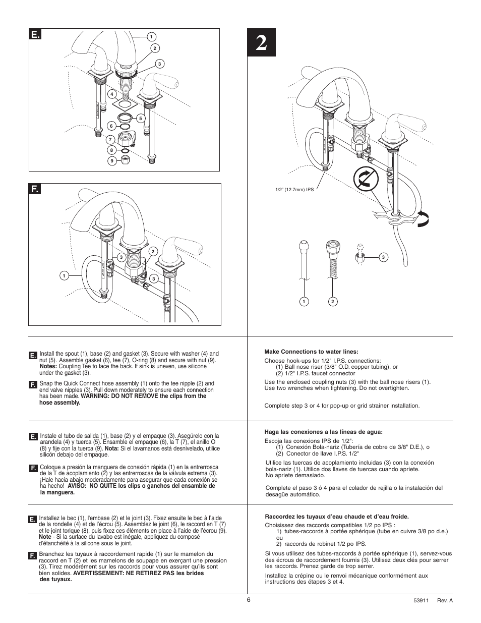 Delta 3584 Series User Manual | Page 6 / 8