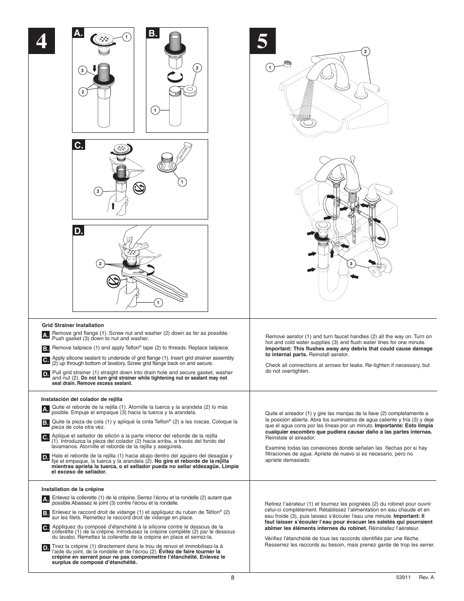 C. d | Delta 3584 Series User Manual | Page 8 / 8