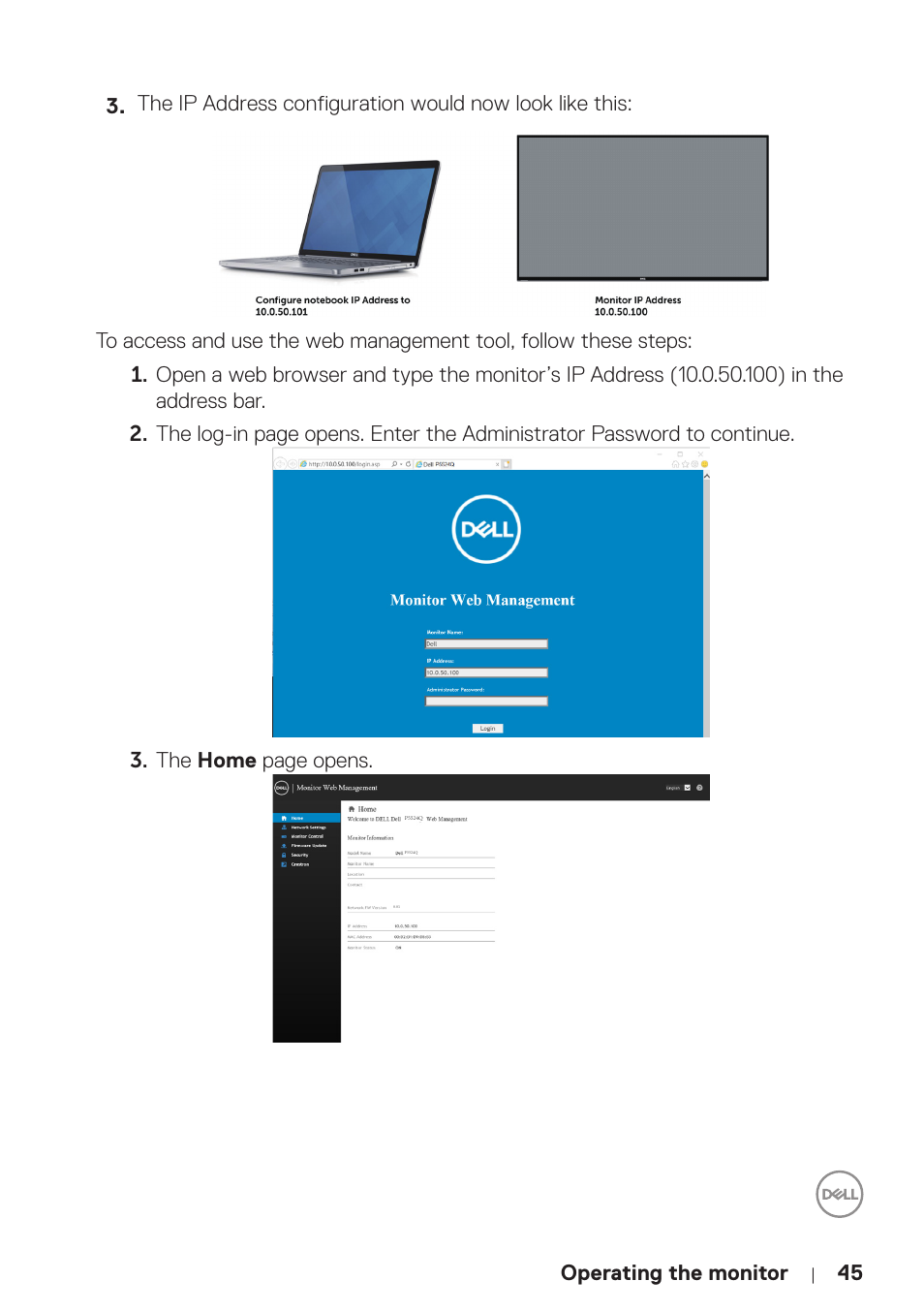 Dell P5524Q 55" UHD 4K Commercial Monitor User Manual | Page 45 / 68