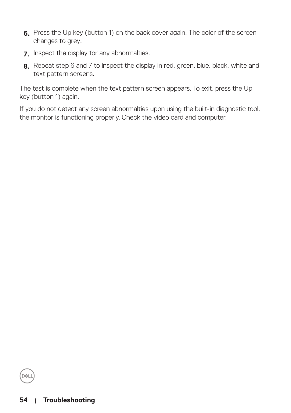 Dell P5524Q 55" UHD 4K Commercial Monitor User Manual | Page 54 / 68