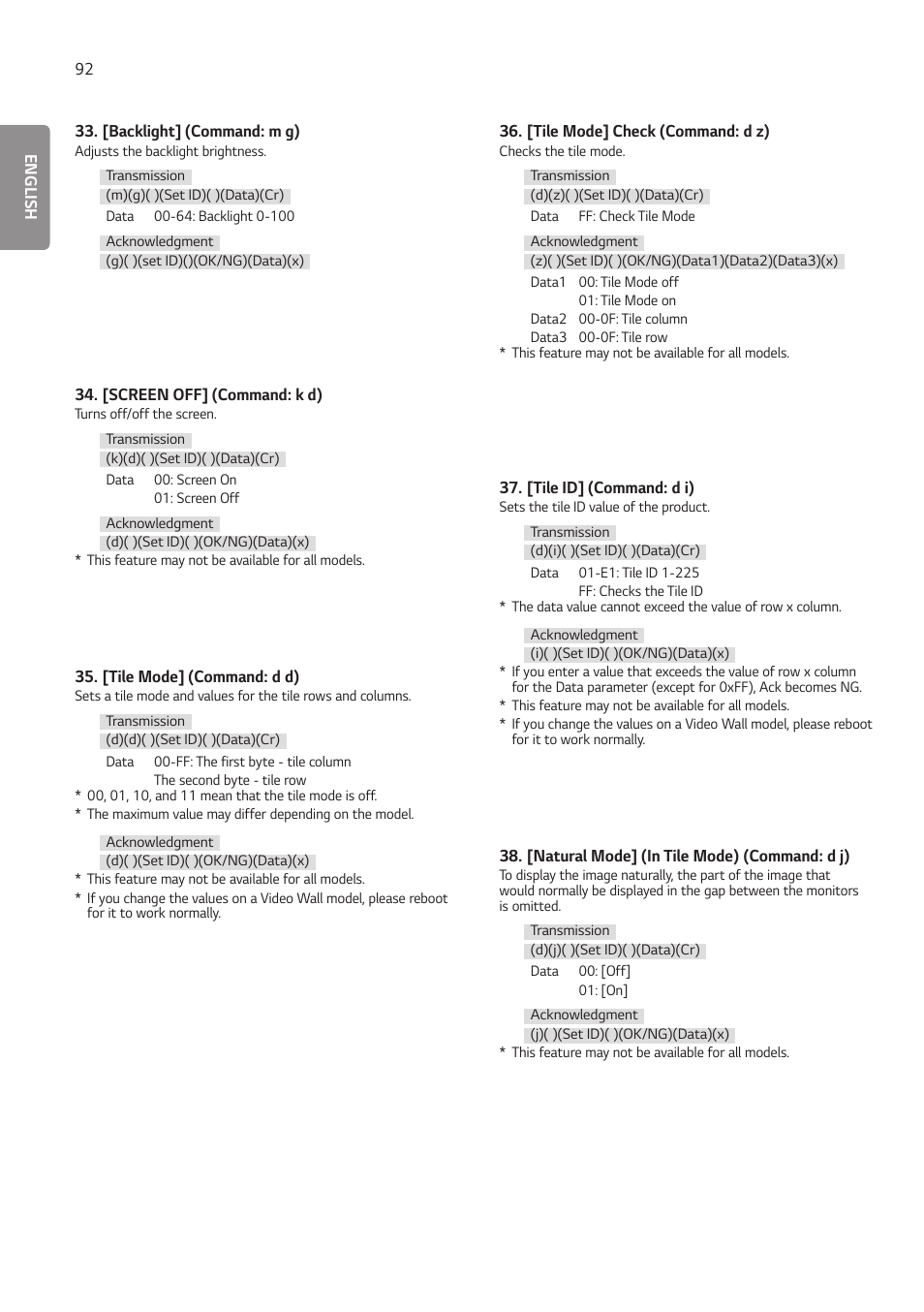 LG 55TC3CG-H 55" 4K UHD HDR Touchscreen Commercial Monitor User Manual | Page 128 / 153