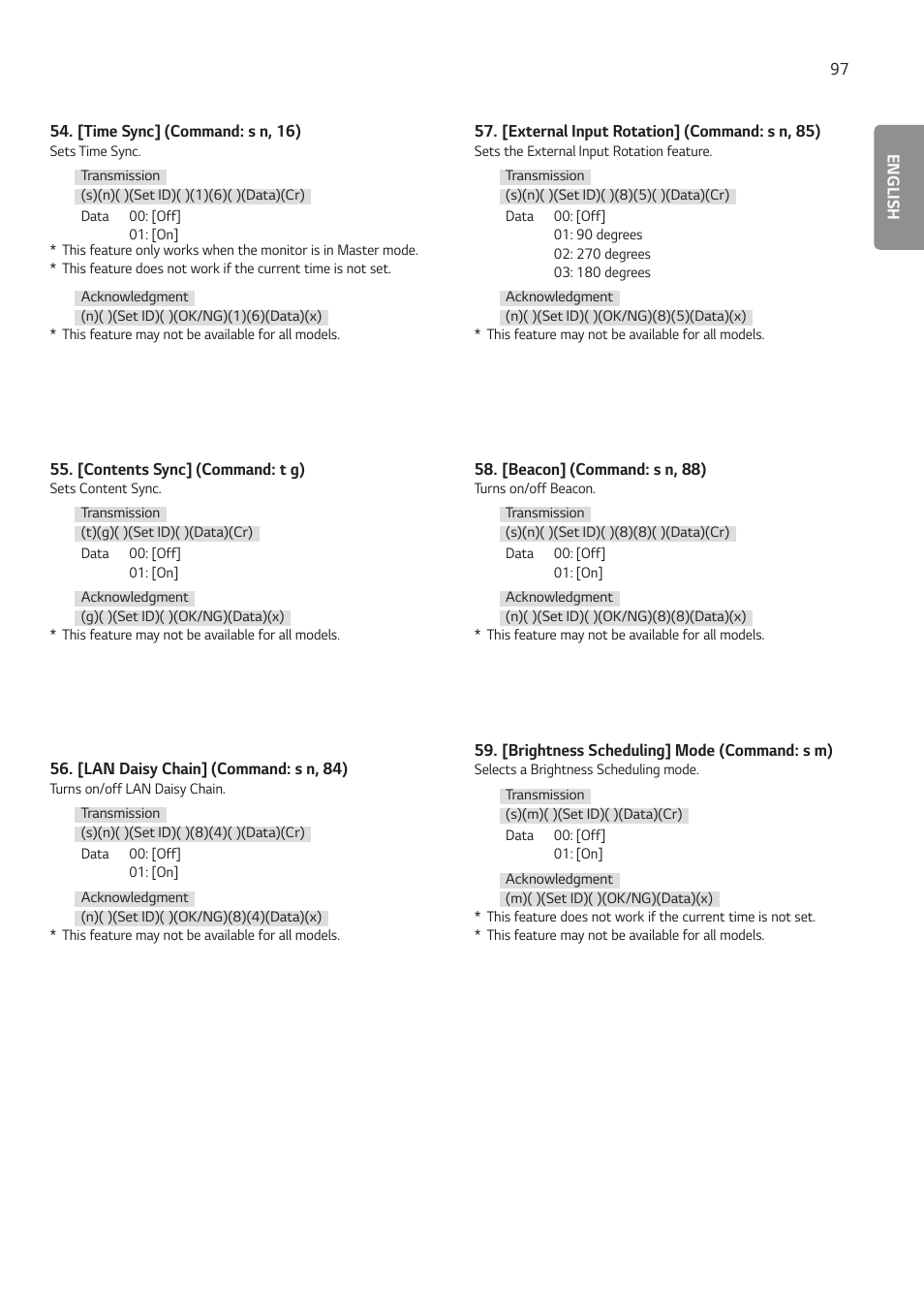 LG 55TC3CG-H 55" 4K UHD HDR Touchscreen Commercial Monitor User Manual | Page 133 / 153