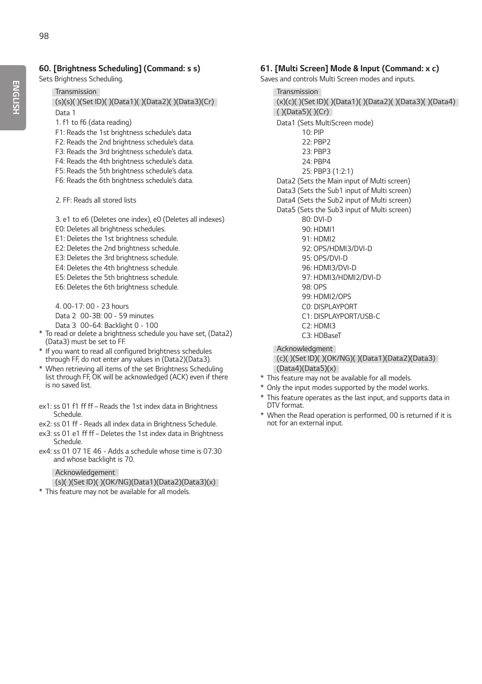 LG 55TC3CG-H 55" 4K UHD HDR Touchscreen Commercial Monitor User Manual | Page 134 / 153