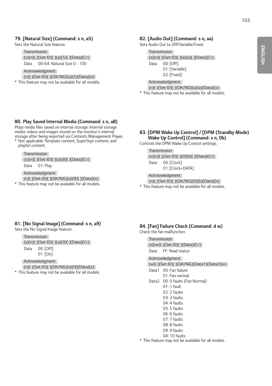 LG 55TC3CG-H 55" 4K UHD HDR Touchscreen Commercial Monitor User Manual | Page 139 / 153