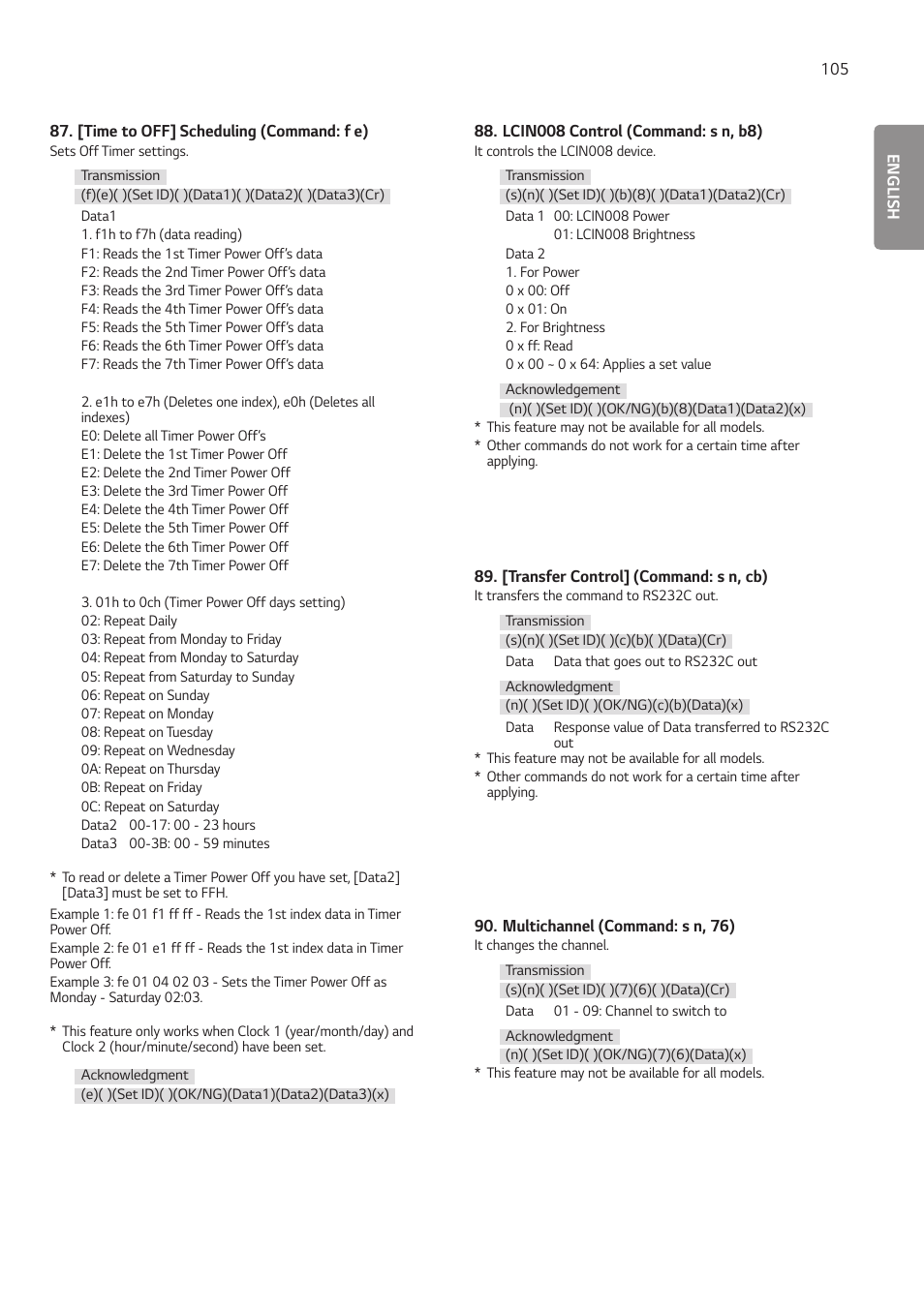 LG 55TC3CG-H 55" 4K UHD HDR Touchscreen Commercial Monitor User Manual | Page 141 / 153