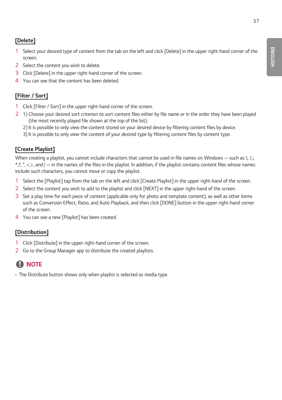 LG 55TC3CG-H 55" 4K UHD HDR Touchscreen Commercial Monitor User Manual | Page 93 / 153