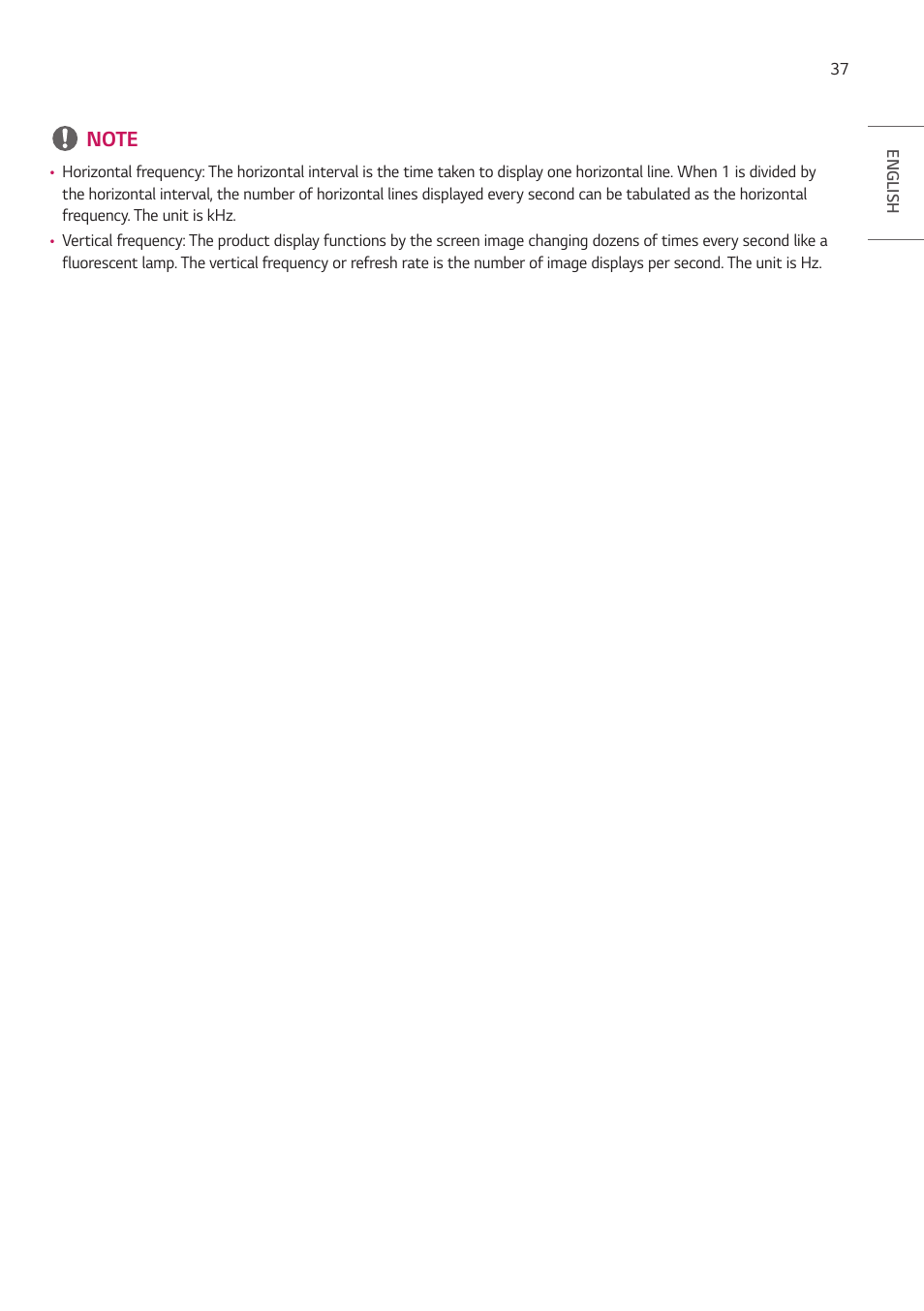 LG UH5F-H 65" Class 4K UHD Digital Signage & Conference Room SmIPS LED Display User Manual | Page 37 / 39