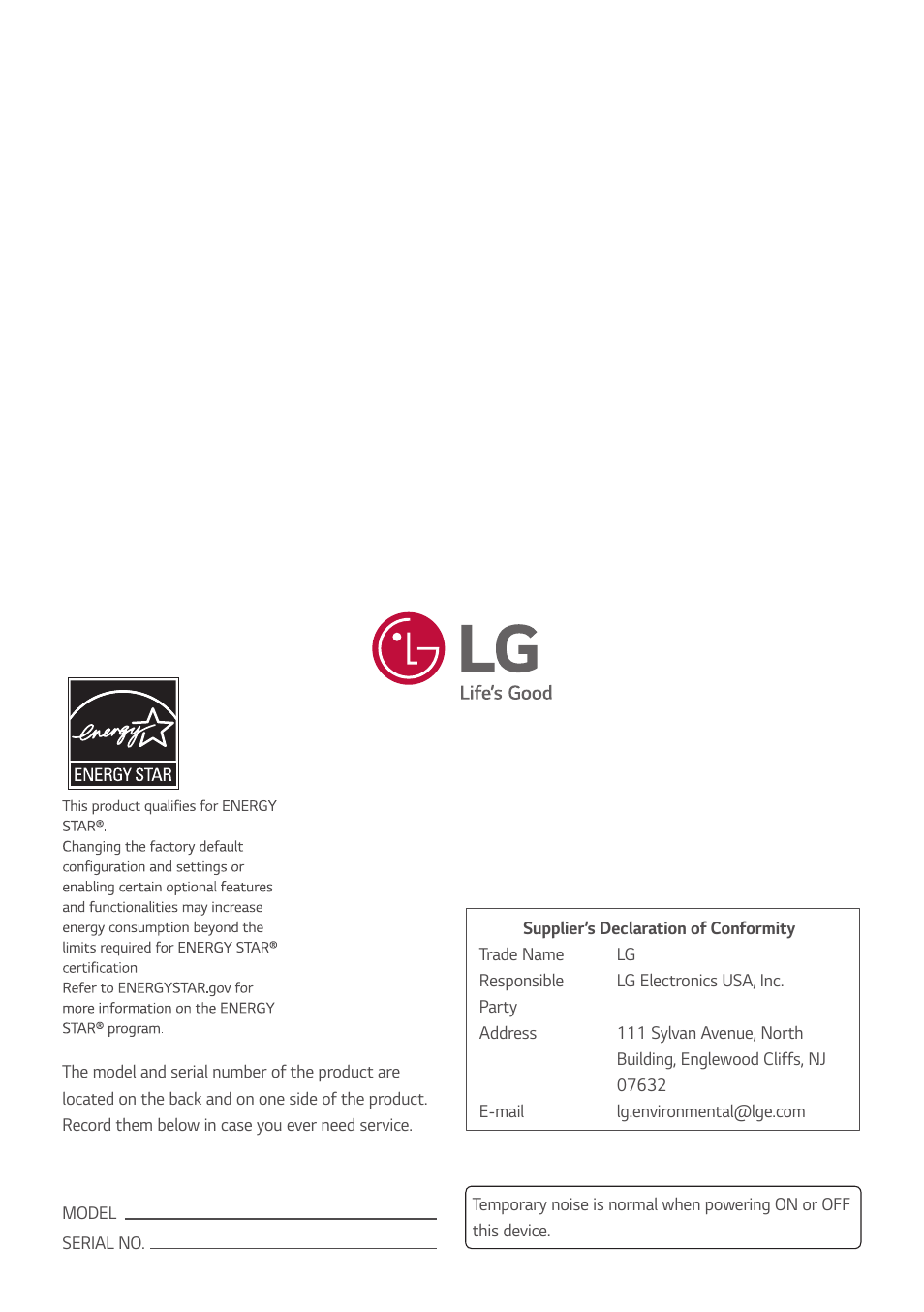 LG UH5F-H 65" Class 4K UHD Digital Signage & Conference Room SmIPS LED Display User Manual | Page 39 / 39