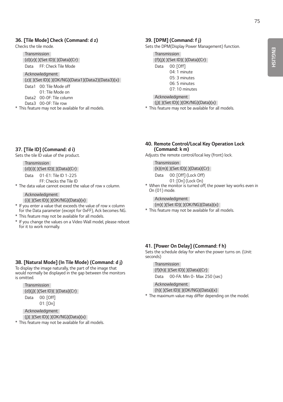 LG LAA015F130 130" Full HD HDR Video Wall Bundle (TAA Compliant) User Manual | Page 103 / 121