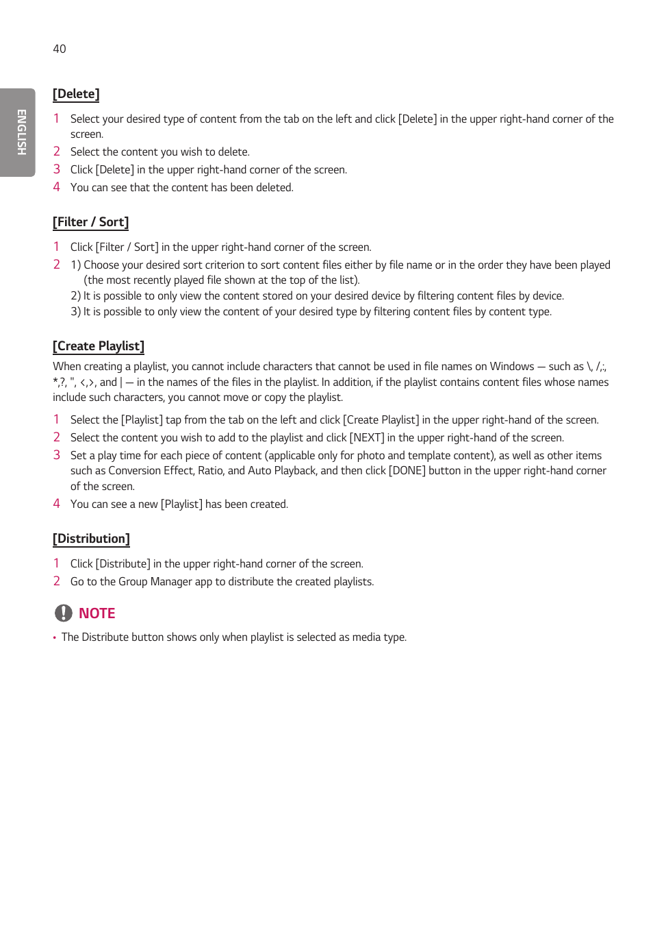LG LAA015F130 130" Full HD HDR Video Wall Bundle (TAA Compliant) User Manual | Page 68 / 121