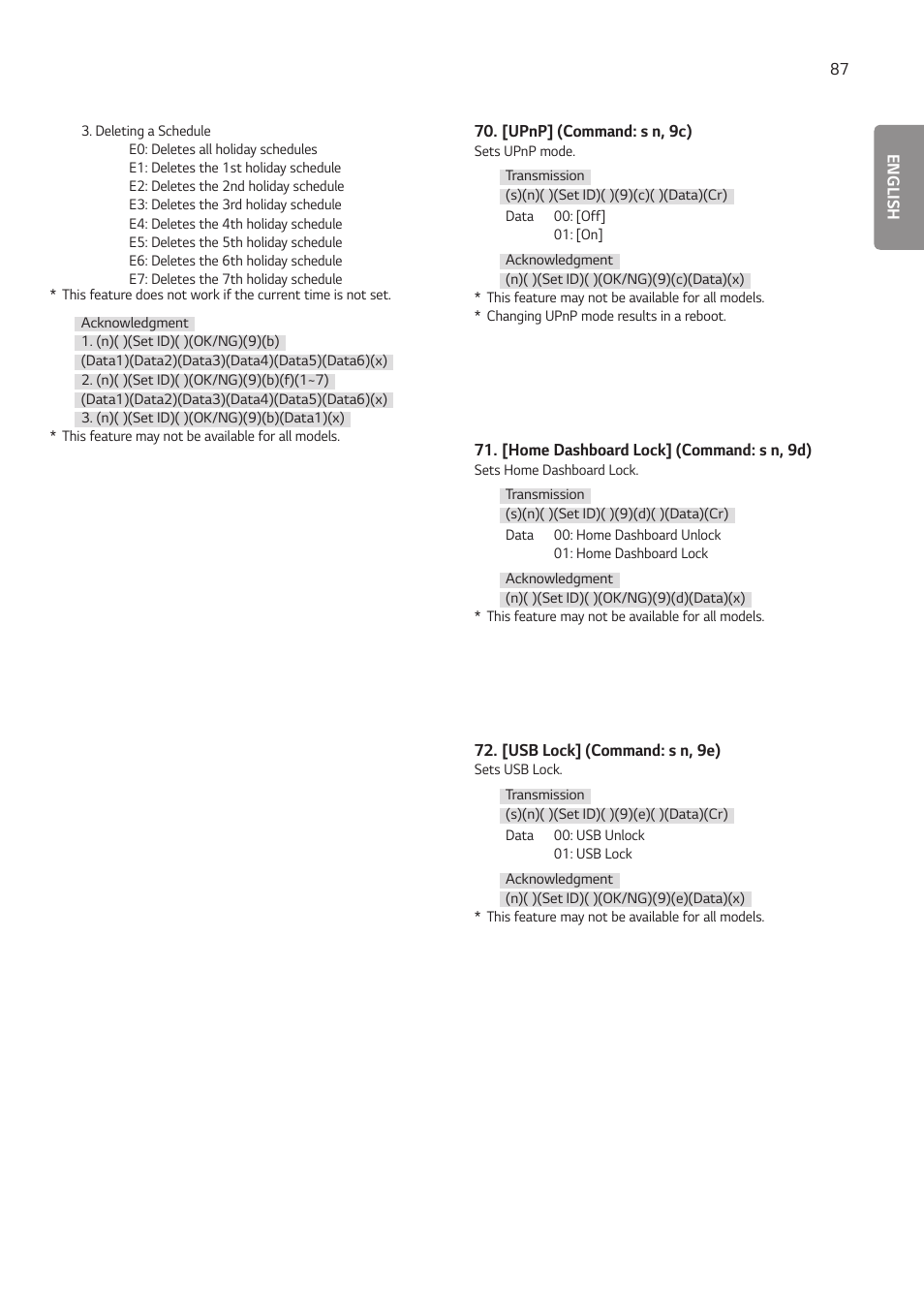 LG EW5G-V Series 55" Full HD Transparent OLED Signage Display User Manual | Page 121 / 131