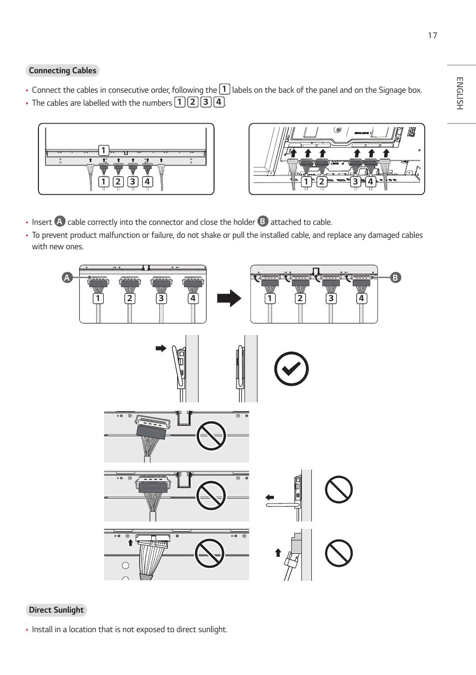 LG EW5G-V Series 55" Full HD Transparent OLED Signage Display User Manual | Page 17 / 131