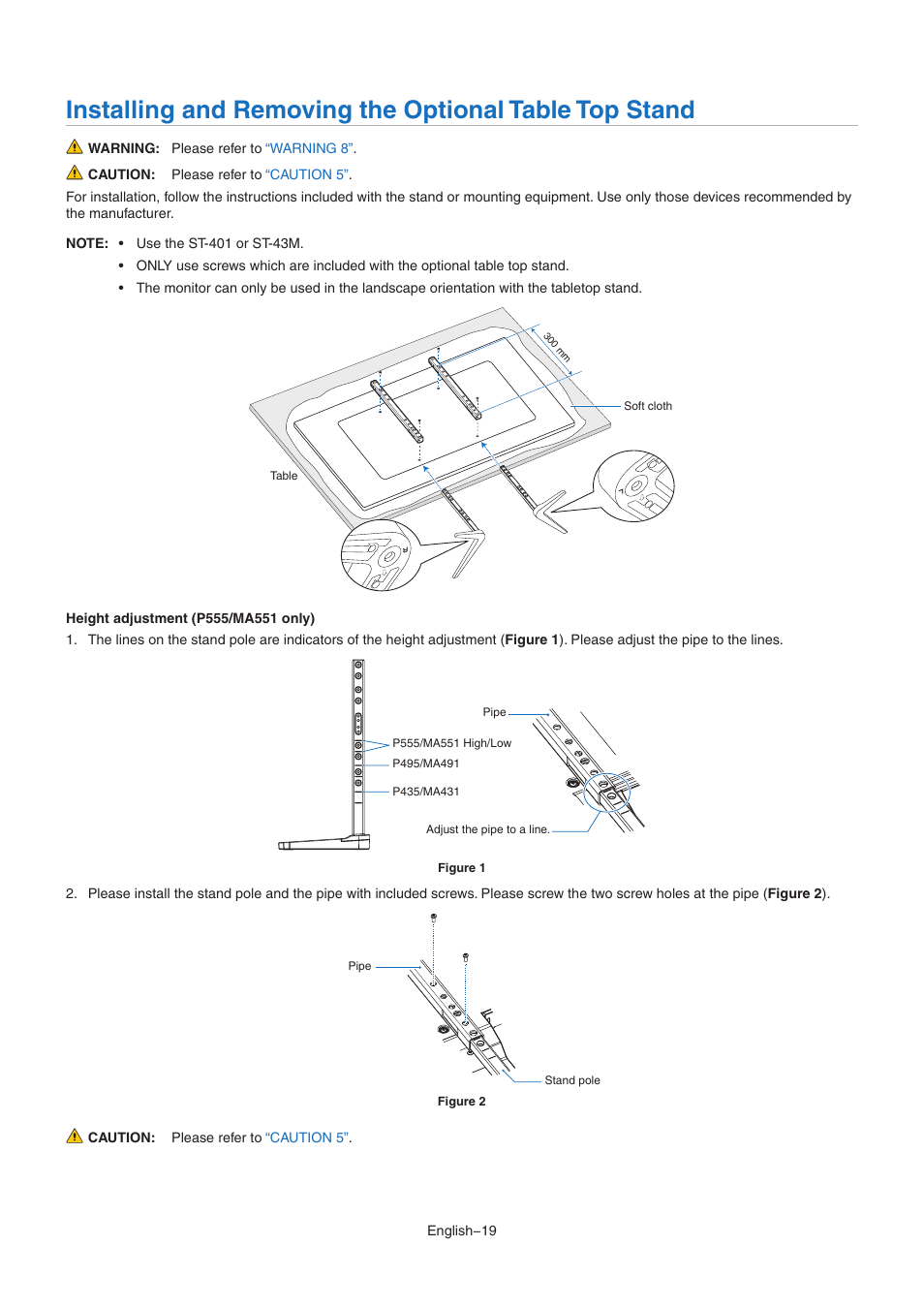 NEC MA Series 43" 4K Commercial Display with Media Player and Raspberry Pi Compute Module 4 SoC User Manual | Page 23 / 113