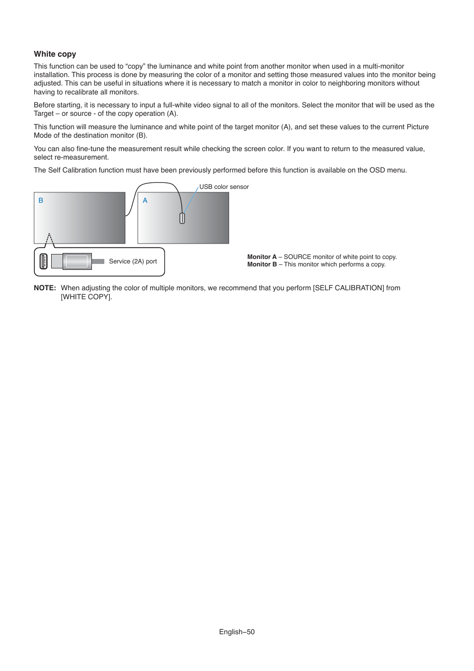 NEC M861 86" UHD 4K HDR Commercial Monitor User Manual | Page 54 / 114