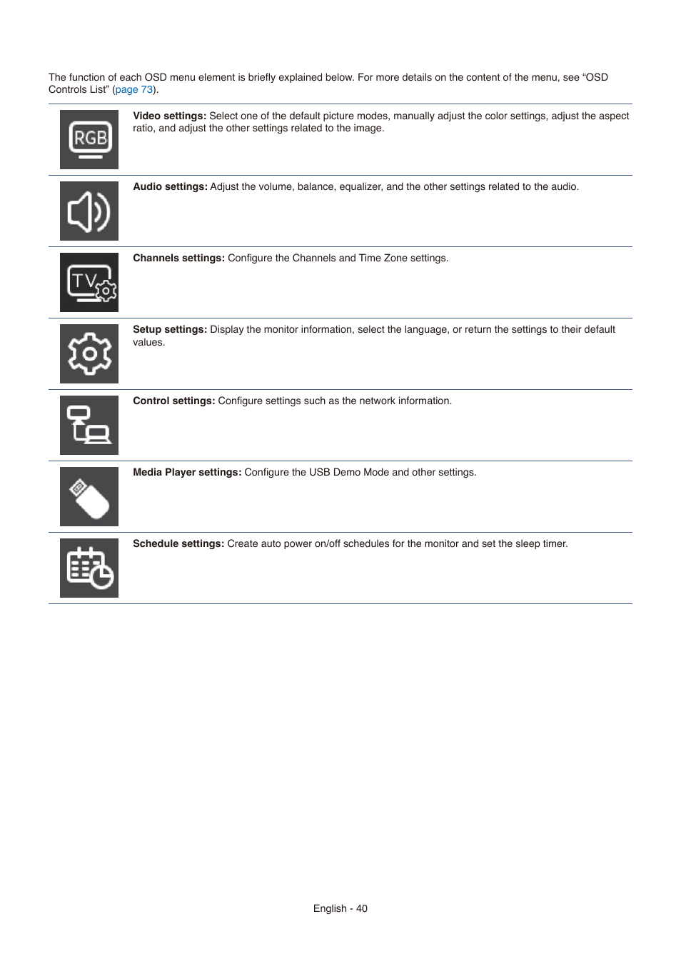 NEC E558 55" Class 4K UHD Commercial LED TV User Manual | Page 43 / 90