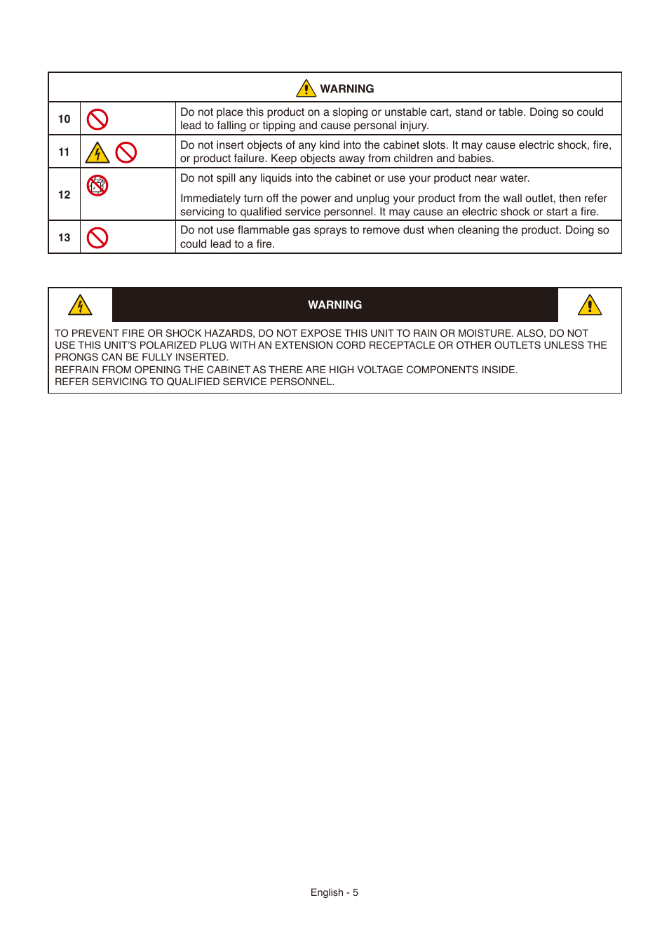 NEC E558 55" Class 4K UHD Commercial LED TV User Manual | Page 8 / 90