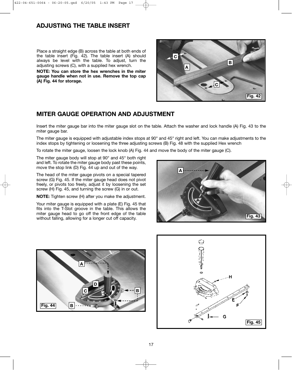 Delta UNISAW 34-814 User Manual | Page 17 / 28