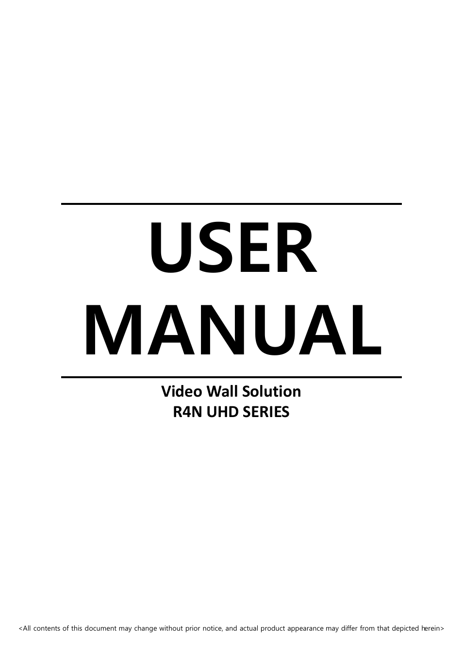 Orion Images R4N49NNU 48.5" 4K UHD Video Wall Display User Manual | 35 pages