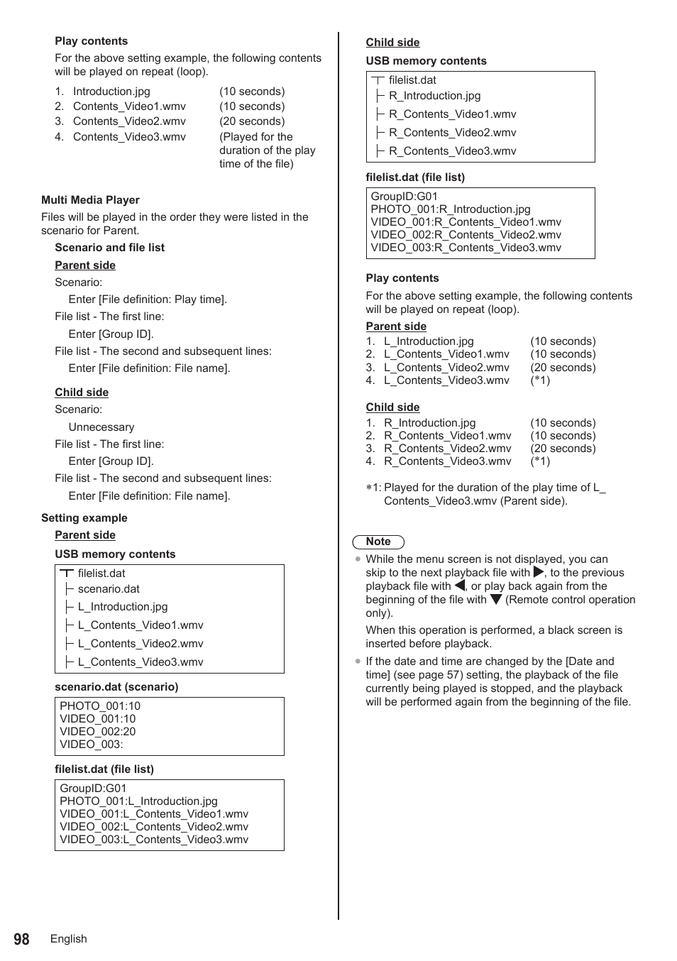 Panasonic LinkRay 70" Class Full HD Commercial LED Display User Manual | Page 98 / 127