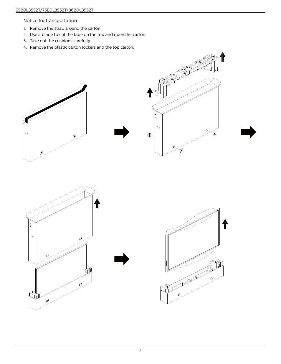 Philips T-Line 65BDL3552T 65" 4K Digital Signage Touchscreen Display User Manual | Page 14 / 63