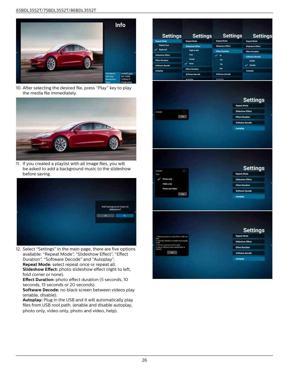 Philips T-Line 65BDL3552T 65" 4K Digital Signage Touchscreen Display User Manual | Page 38 / 63