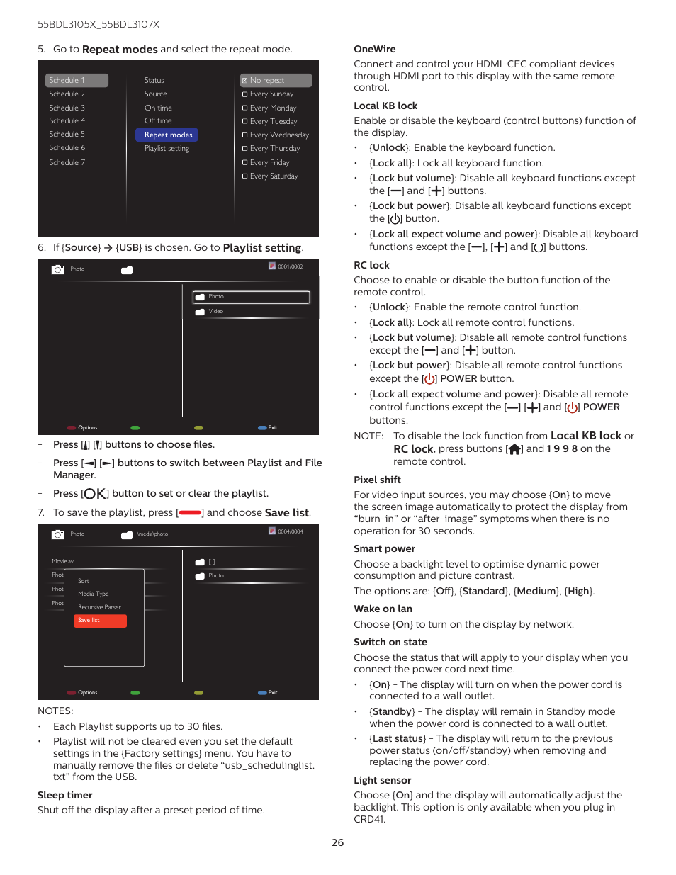 Philips X-Line BDL3107X 55" Full HD Video Wall Display User Manual | Page 37 / 50