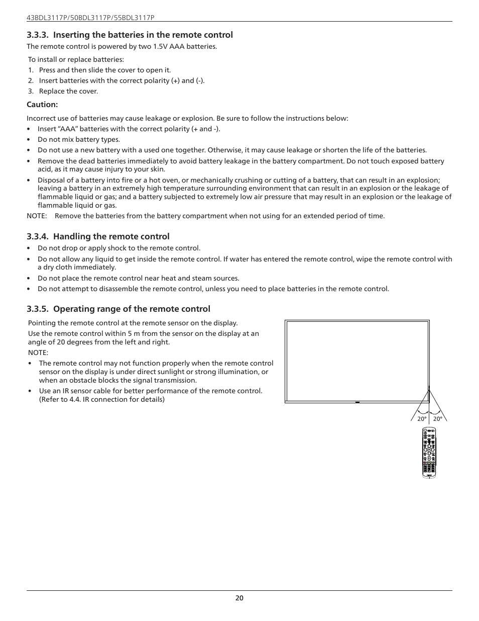 Philips P-Line 43" UHD 4K Digital Signage Display User Manual | Page 22 / 47