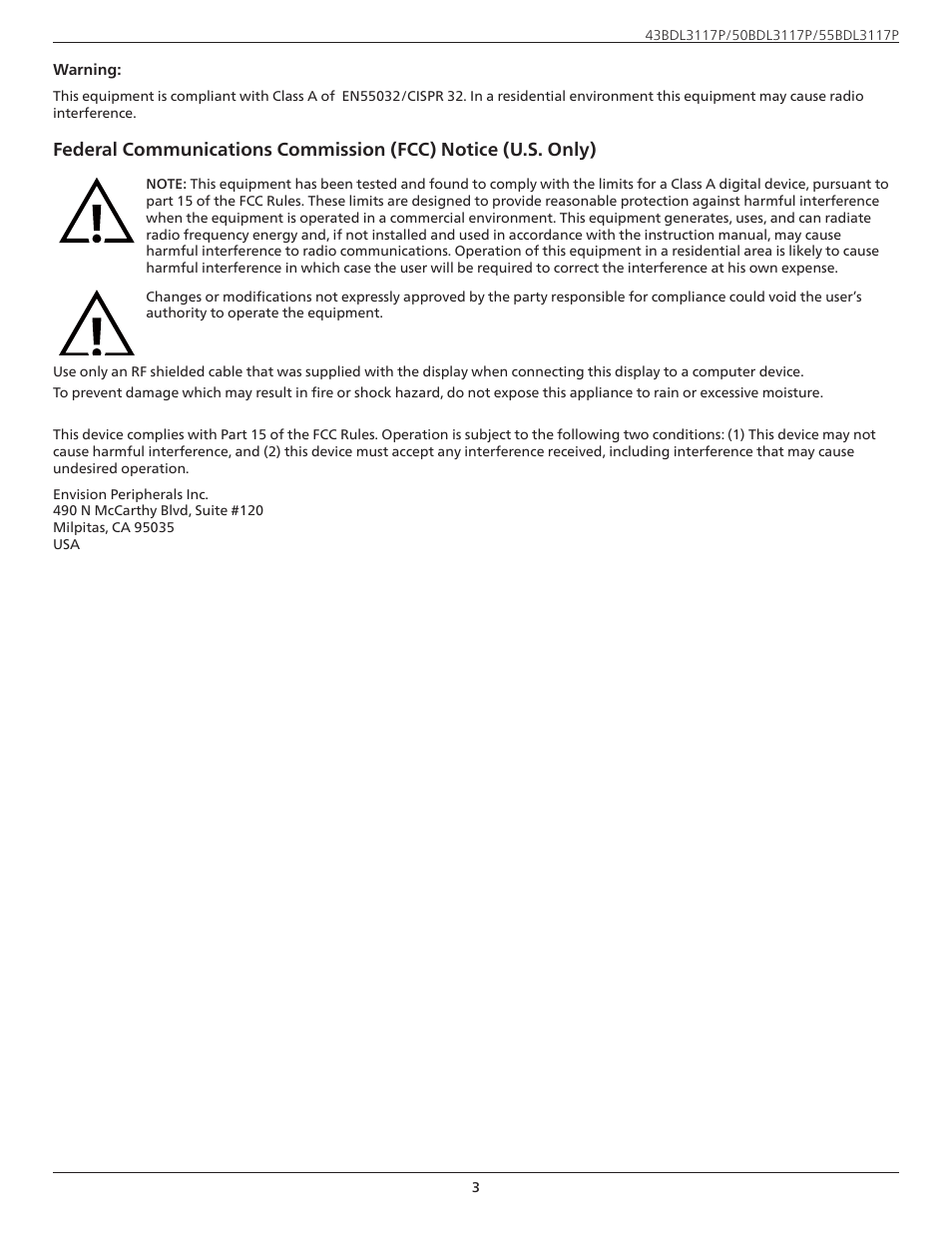 Philips P-Line 43" UHD 4K Digital Signage Display User Manual | Page 5 / 47