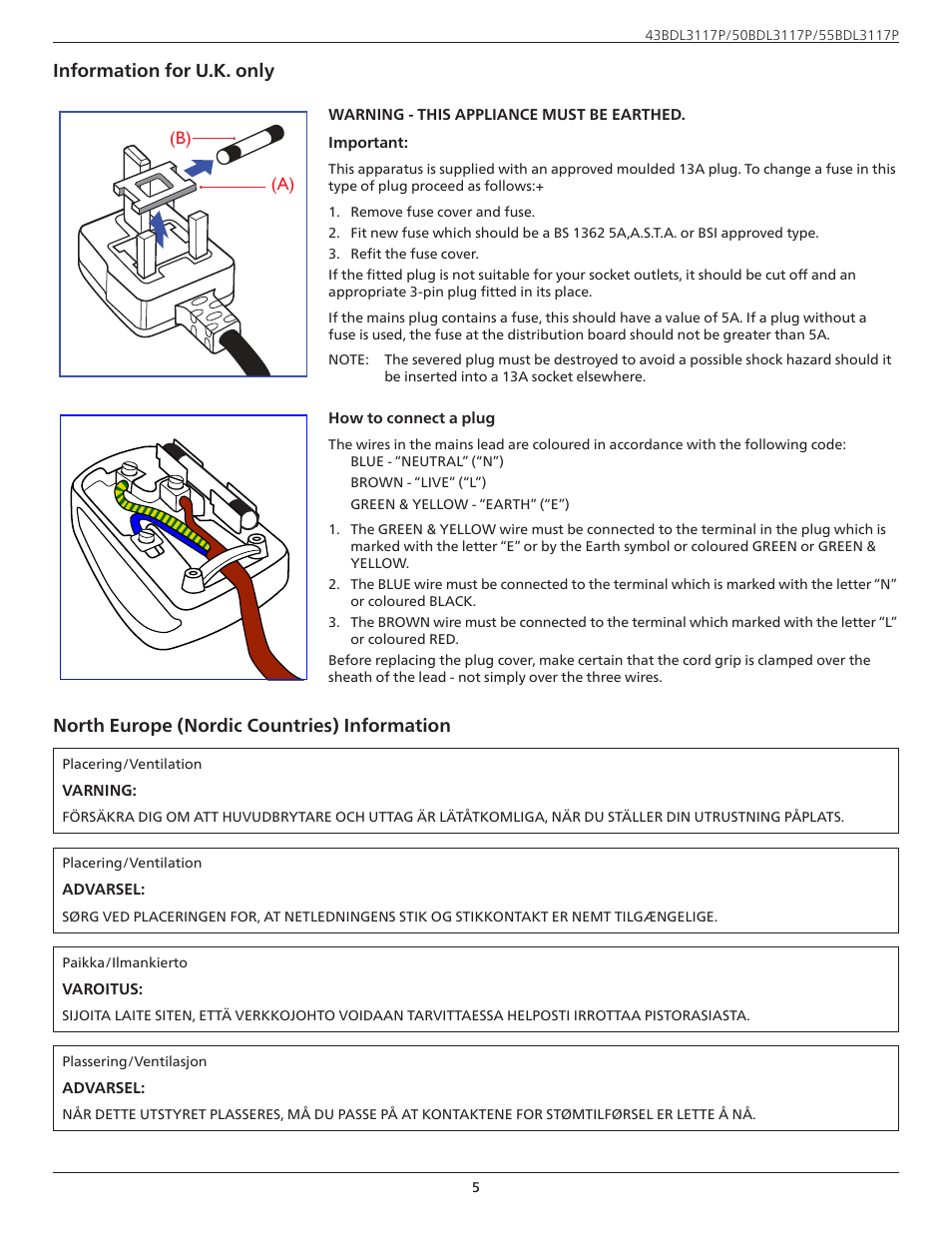 Philips P-Line 43" UHD 4K Digital Signage Display User Manual | Page 7 / 47