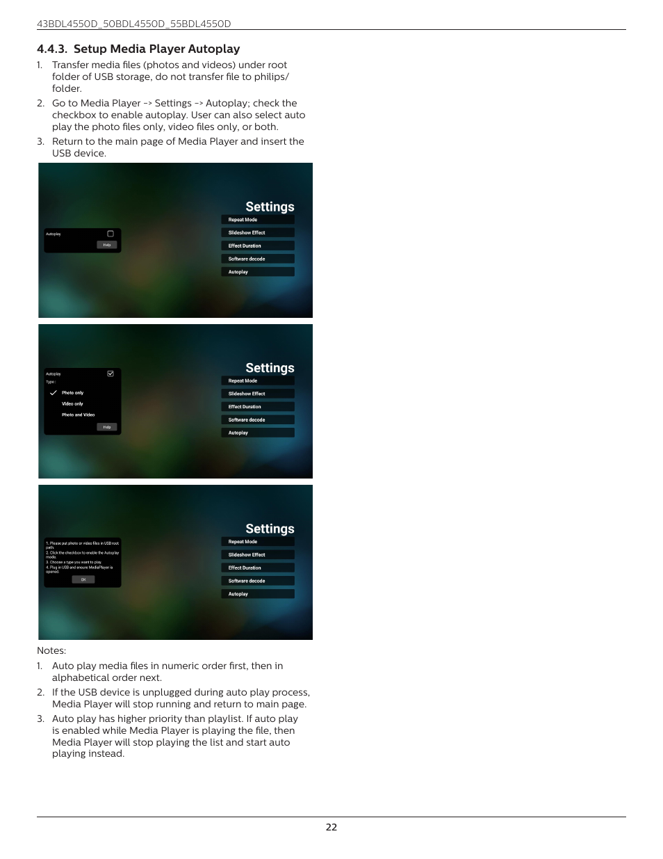 Philips D-Line 55BDL4550D 55" 4K UHD Digital Signage Display User Manual | Page 34 / 71