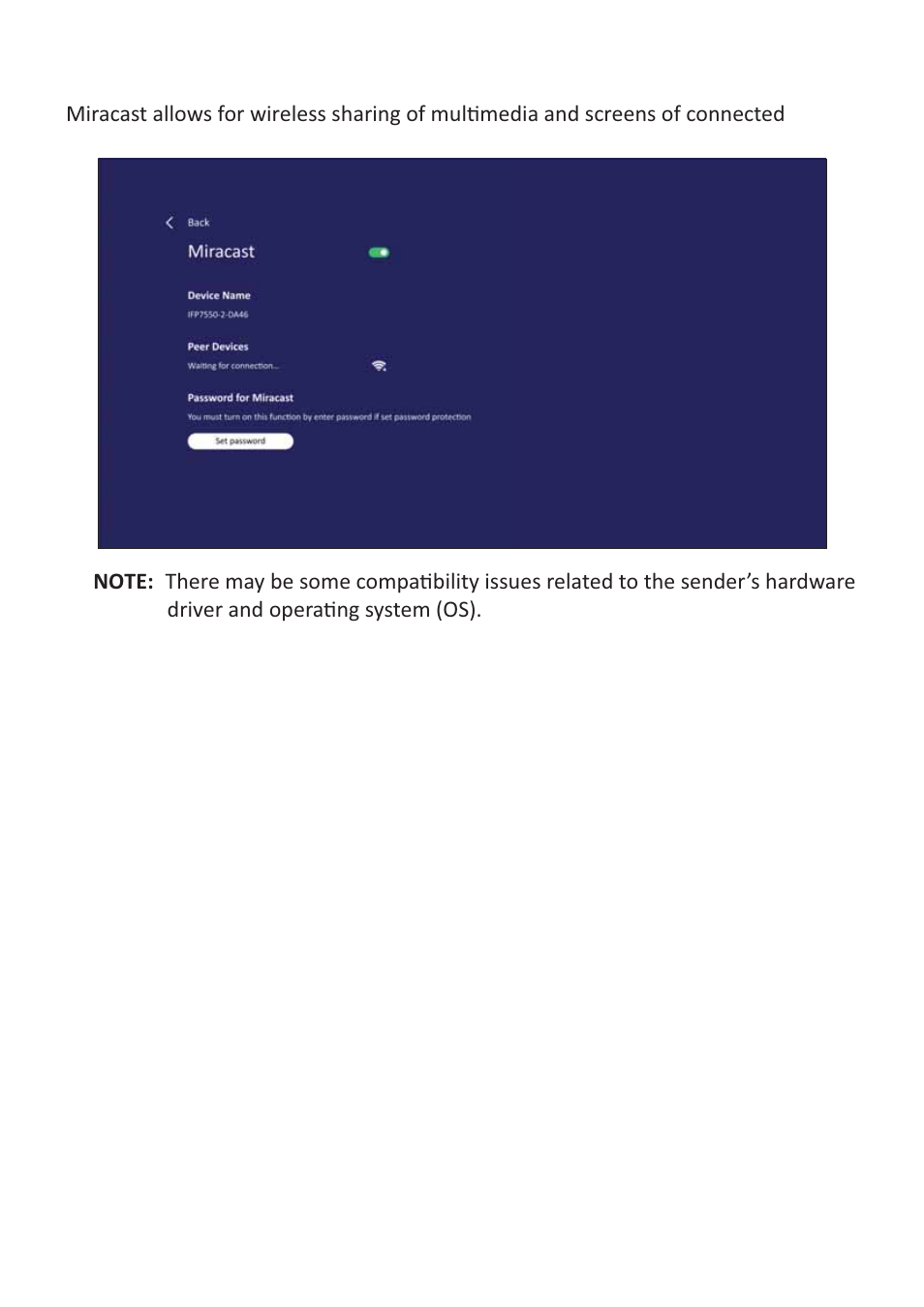 VIEWSONIC ViewBoard 55" UHD 4K Interactive Display User Manual | Page 103 / 139