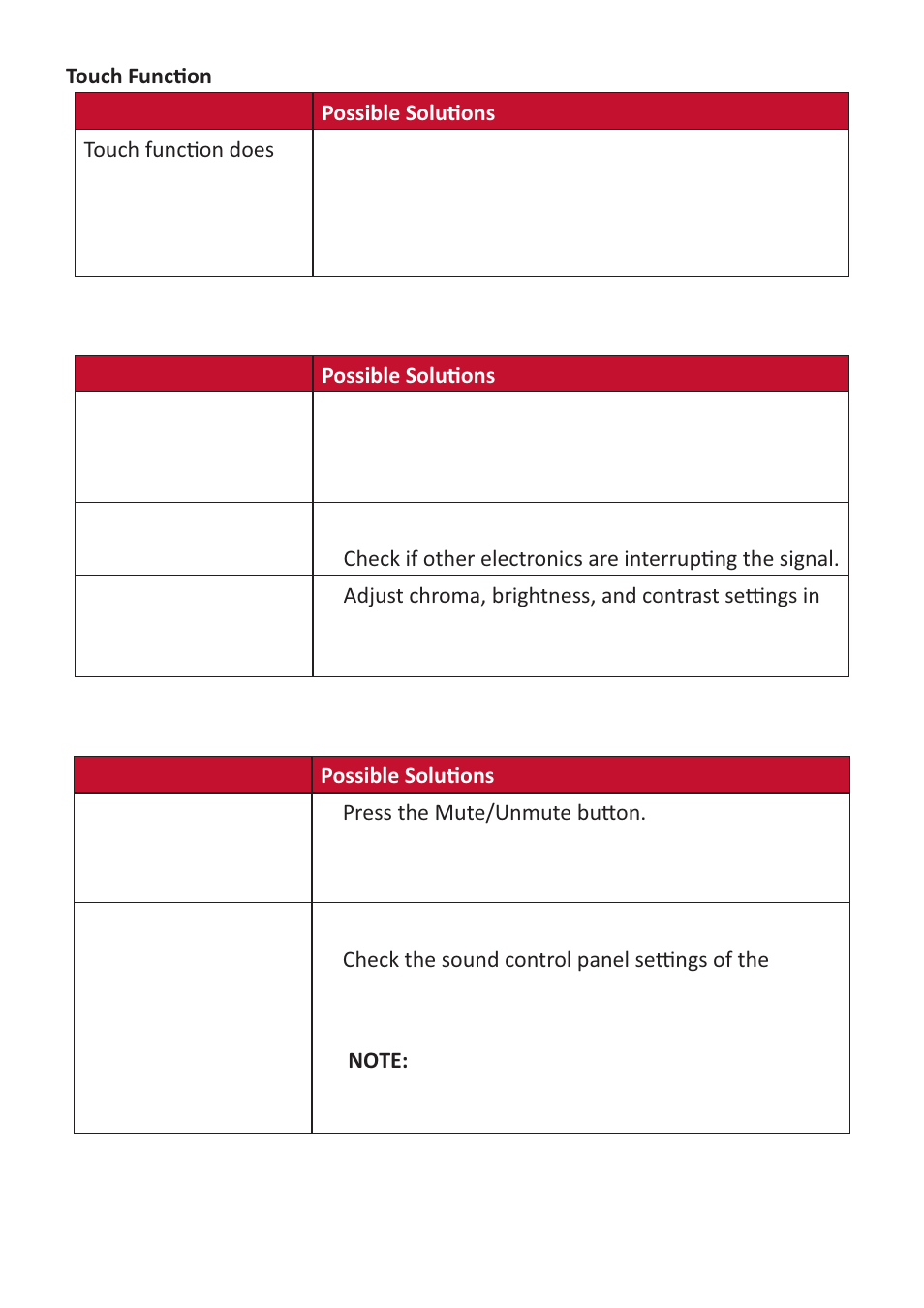 VIEWSONIC ViewBoard 55" UHD 4K Interactive Display User Manual | Page 126 / 139