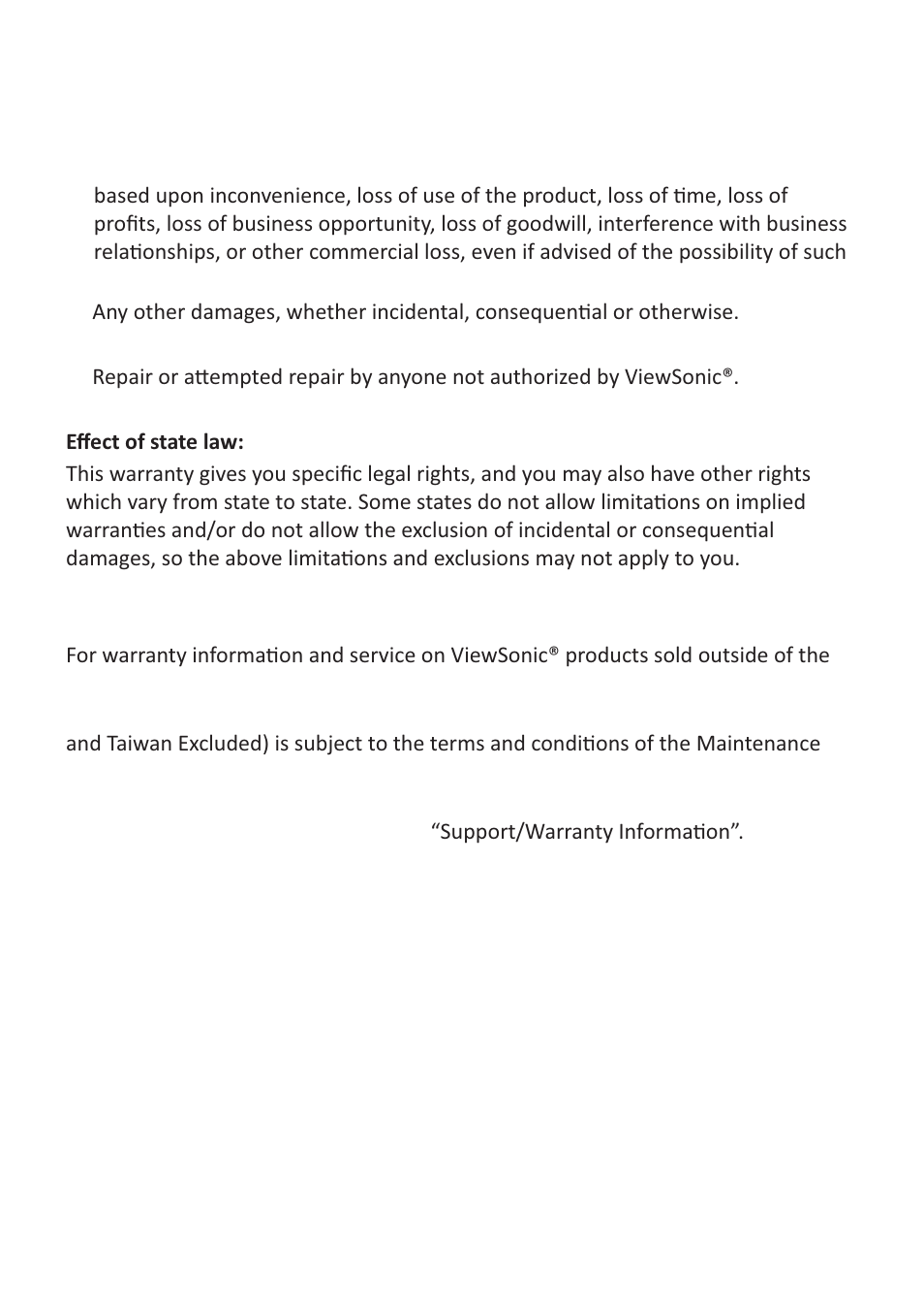 VIEWSONIC ViewBoard 55" UHD 4K Interactive Display User Manual | Page 135 / 139