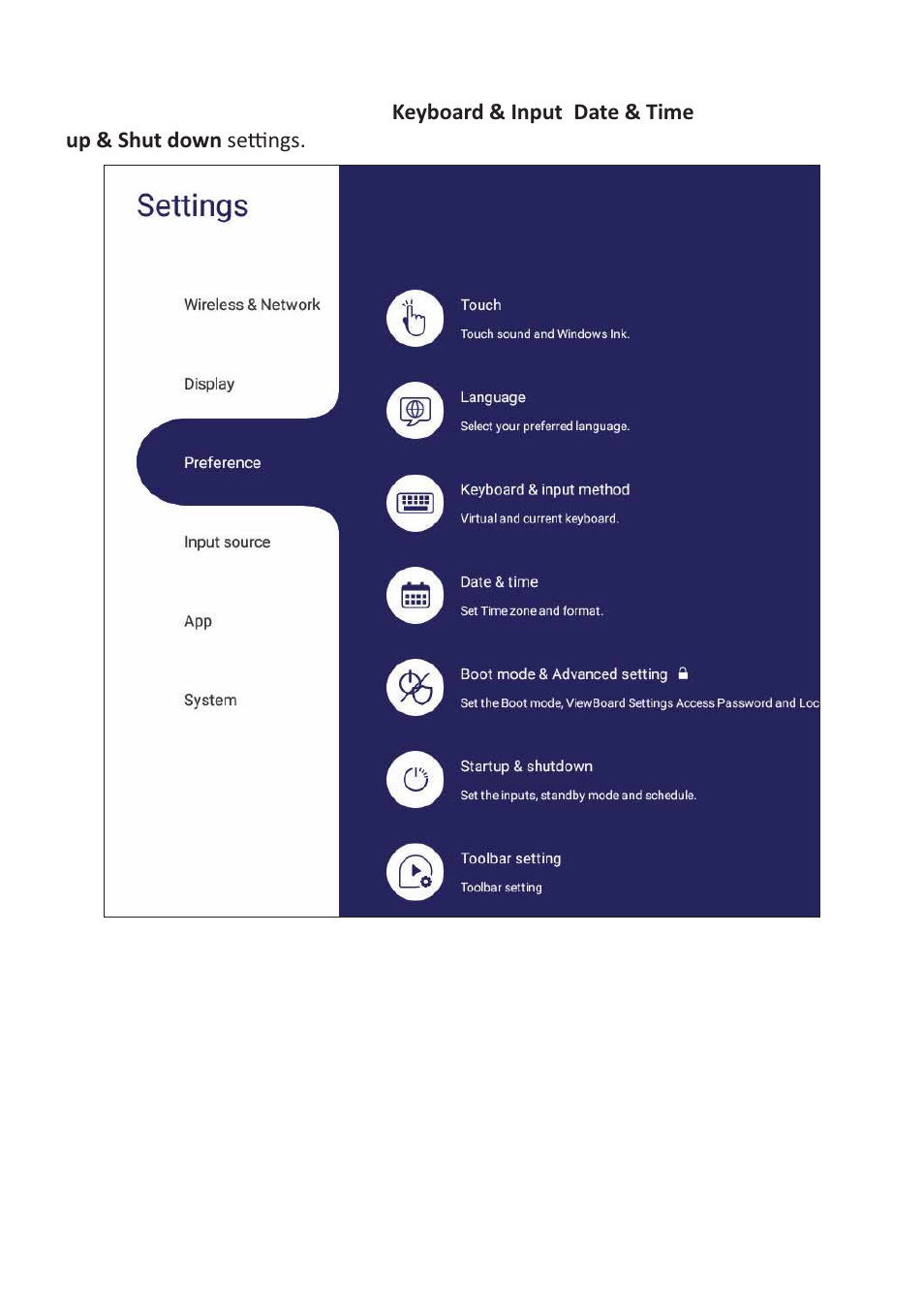 VIEWSONIC ViewBoard 55" UHD 4K Interactive Display User Manual | Page 62 / 139