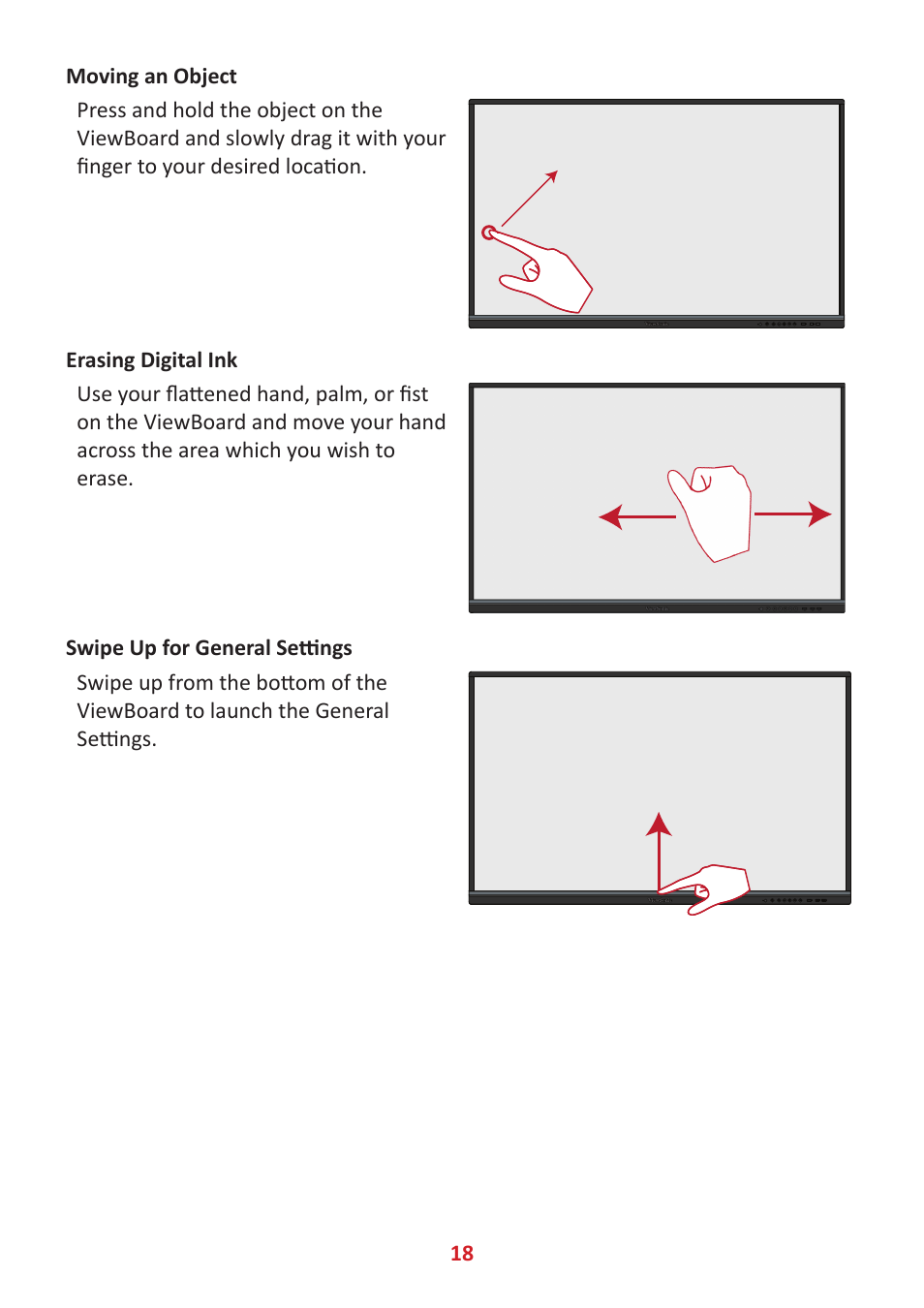 VIEWSONIC ViewBoard IFP8662 86" 4K Interactive Display User Manual | Page 18 / 142