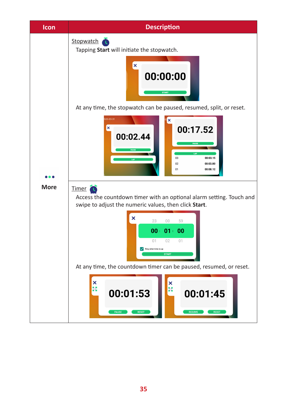 VIEWSONIC ViewBoard IFP8662 86" 4K Interactive Display User Manual | Page 35 / 142