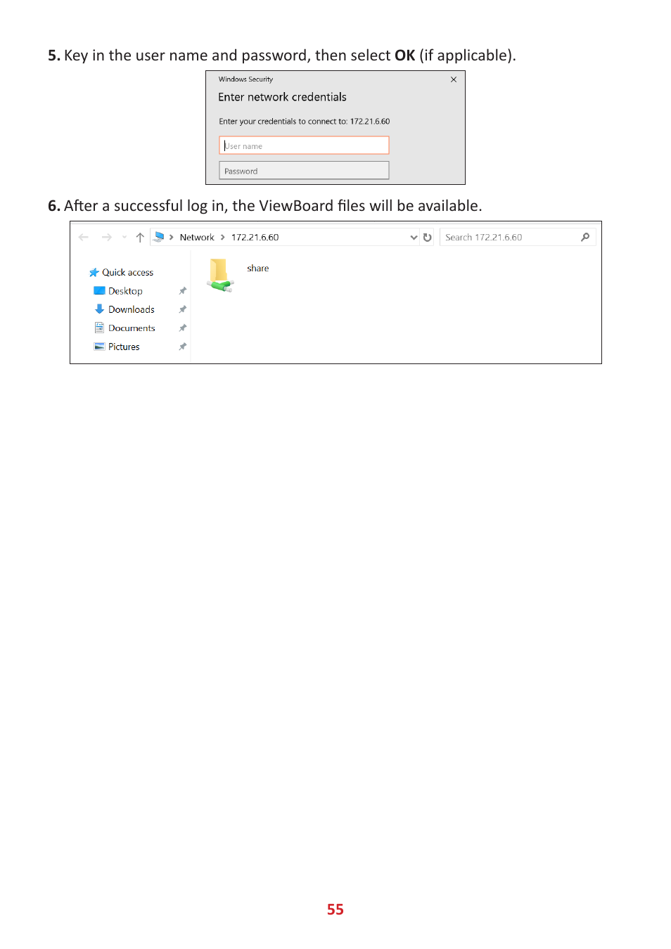 VIEWSONIC ViewBoard IFP8662 86" 4K Interactive Display User Manual | Page 55 / 142